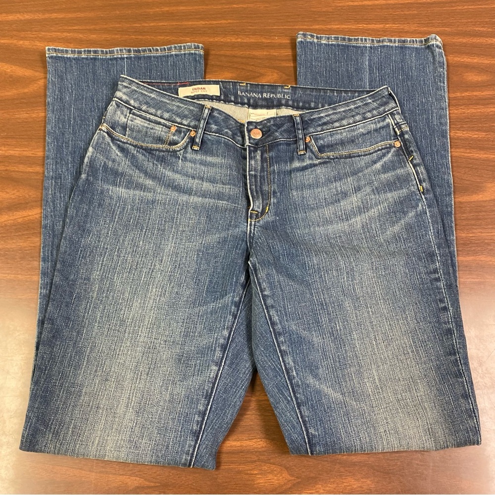 Banana Republic Urban Boot Cut Stretch Jeans, Size 6, NWT‎ - Picture 8 of 13